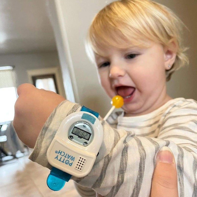 POTTY TIME Potty Watch for Kids Potty Training - Potty Training Watch with 3 Fun Flashing Lights and Music - Water-Resistant Watch - Potty Watch Remind Kids Every 30, 60 or 90 Minutes - Blue - Image 3