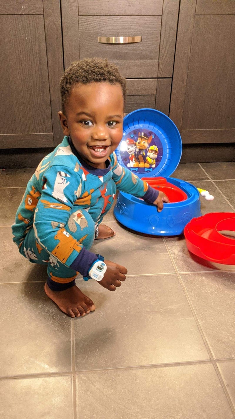 POTTY TIME Potty Watch for Kids Potty Training - Potty Training Watch with 3 Fun Flashing Lights and Music - Water-Resistant Watch - Potty Watch Remind Kids Every 30, 60 or 90 Minutes - Blue - Image 4