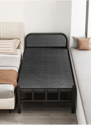 100*190cm Camping Cot with Thick Pad, Cots for Sleeping,Camping Bed Folding Cot Upholstered Headboard, Save Space and Open Easily, Perfect for Camping, Pool, Beach, Patio Max Load 250KG - pzsku/Z098C0DA0460647F8DE9EZ/45/1744887148/8efb0199-452e-4494-acea-ef64819beec1