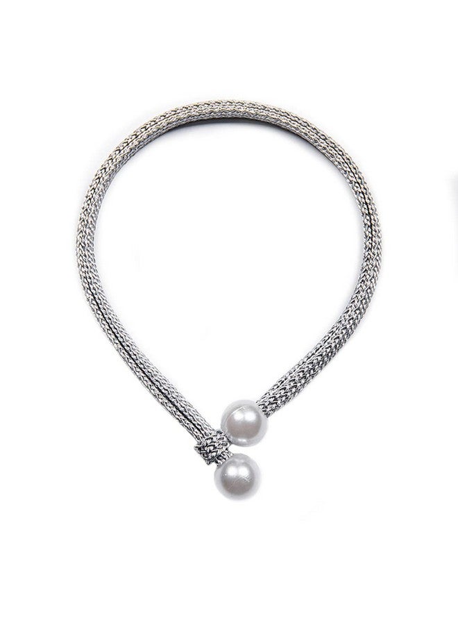 Fapiwen Curtain Tieback, 4pcs Curtain Holder, Polyester Curtain Holdbacks With Imitation Pearl, Convenient Tie Backs Decorative Curtains Tie Band For Window (2pairs, Gray) - Image 5