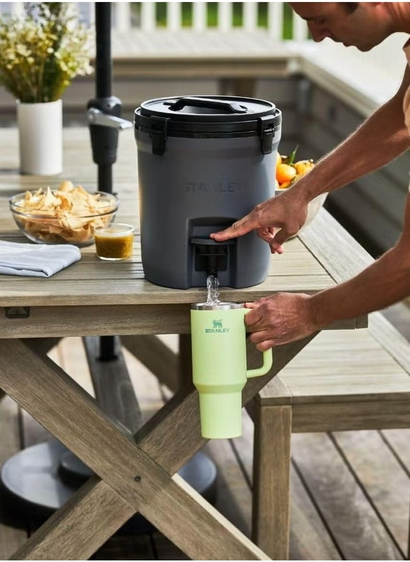 Stanley - Quencher H2.0 FlowState 40 oz Stainless Steel Vacuum Insulated Tumbler with Lid & Straw – Light Green Travel Mug for Water, Coffee, Iced Tea, Smoothies, and More – Keeps Drinks Hot/Cold for Hours, Durable & Leakproof - Image 1
