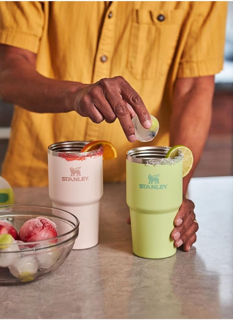 Stanley - Quencher H2.0 FlowState 40 oz Stainless Steel Vacuum Insulated Tumbler with Lid & Straw – Light Green Travel Mug for Water, Coffee, Iced Tea, Smoothies, and More – Keeps Drinks Hot/Cold for Hours, Durable & Leakproof - Image 1