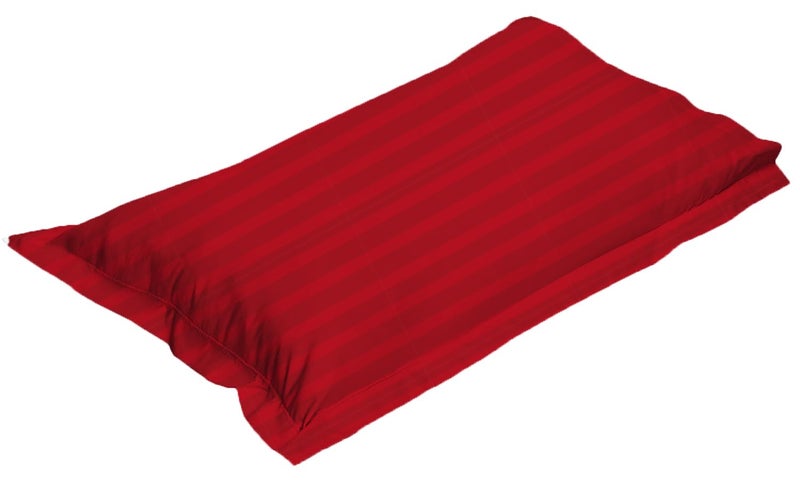 STARNSTYLE 220 Cotton Feel 1 Single Bedsheet with 1 Pillow Cover (90X60 Inch) Maroon - Image 3