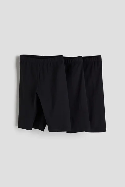 H&M 3-pack jersey cycling shorts