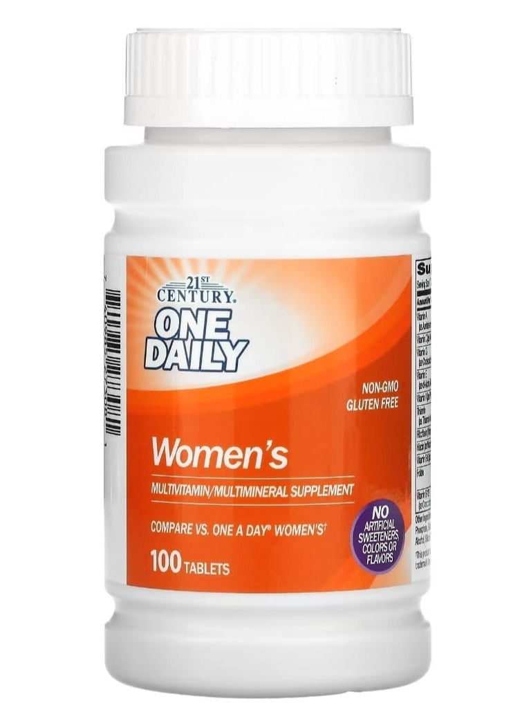 21st Century One Daily Women's 100 Tablets - Image 1