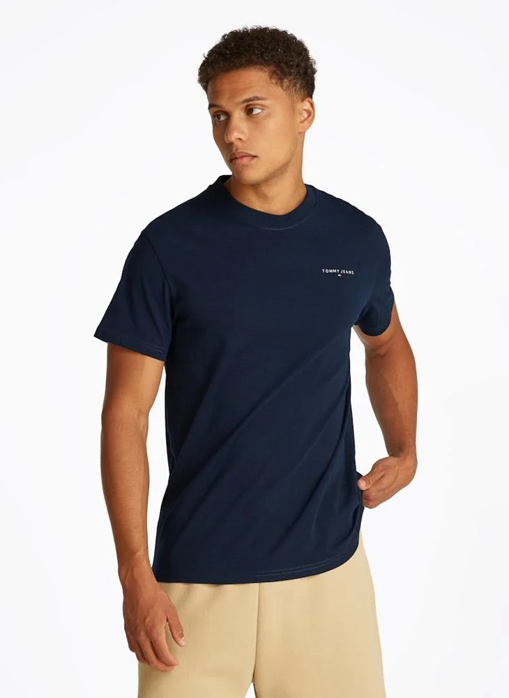 TOMMY JEANS Logo Crew Neck T-Shirt