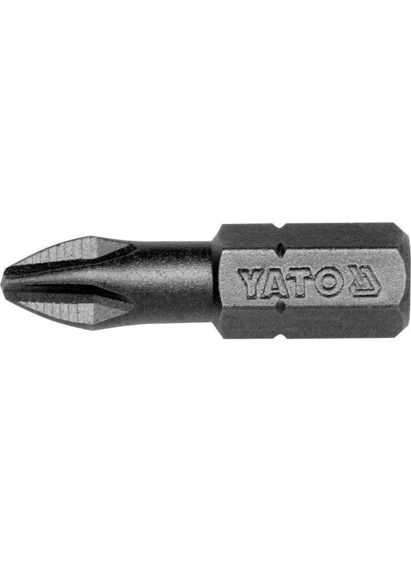 YATO Screwdriver Bit 1/4"x25mm Cross PH2 50pcs/Box YT-7808 (99209)