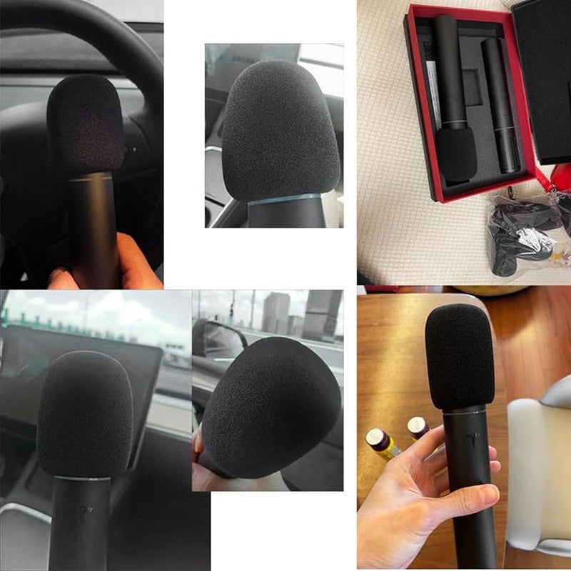 Professional Microphone Foam Cover Windscreen Protective Grill Soft Sponge Cap Black - Image 5