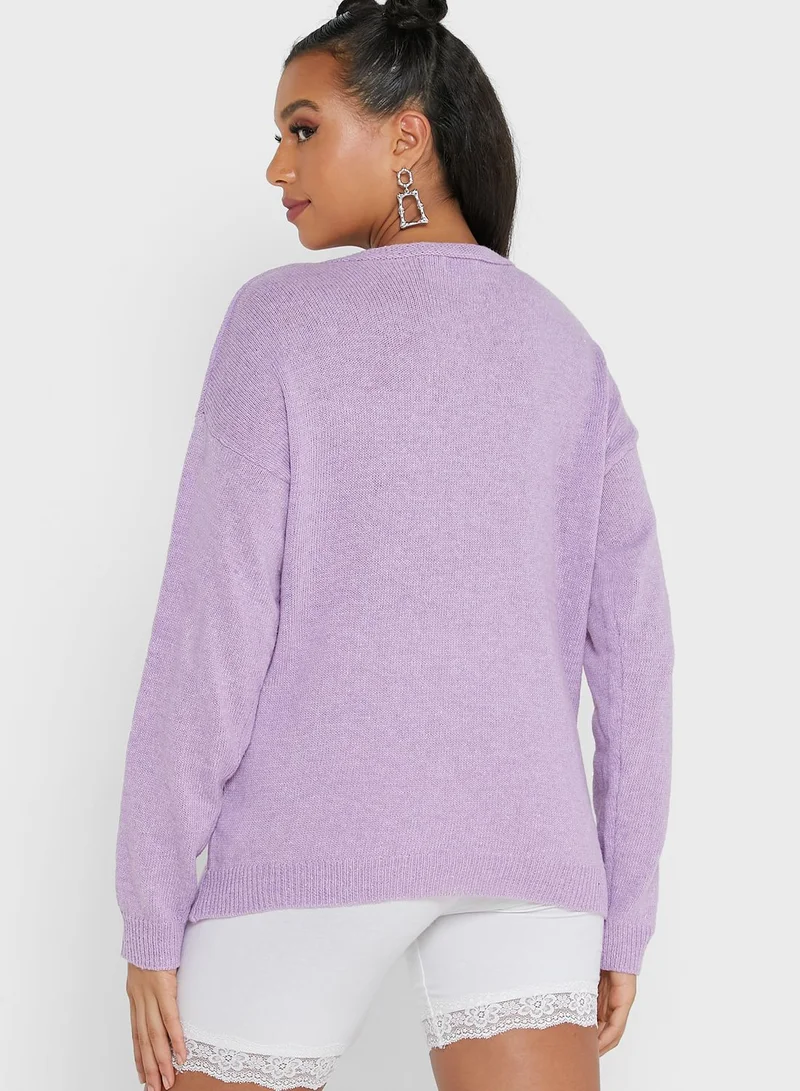 Ginger V Neck Pull Over