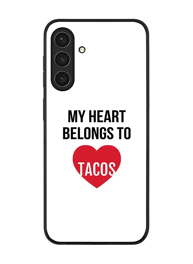 Stylizedd For Samsung Galaxy A26 5G Case,Slim fit Camera Protection, Shockproof Thin Phone cover  - My heart belongs to tacos - Image 1