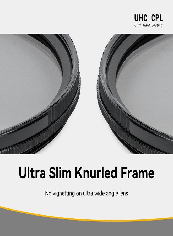 NiSi UHC CPL Filter 58 mm Circular Polarising Filter with Ultra Hard Coating Polariser - Image 4