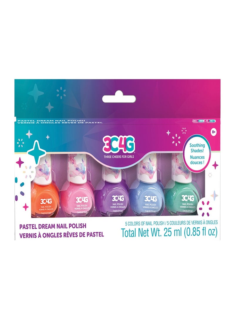 3 سي 4 جي 3 سي فور جي باستيل دريمز طلاء أظافر مجموعه 5 قطع - Image 1
