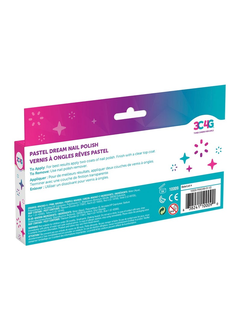 3 سي 4 جي 3 سي فور جي باستيل دريمز طلاء أظافر مجموعه 5 قطع - Image 3