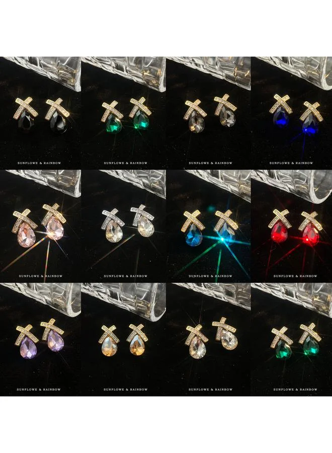 Take Two  Embellished Drop Earrings for Women | Best Price UAE