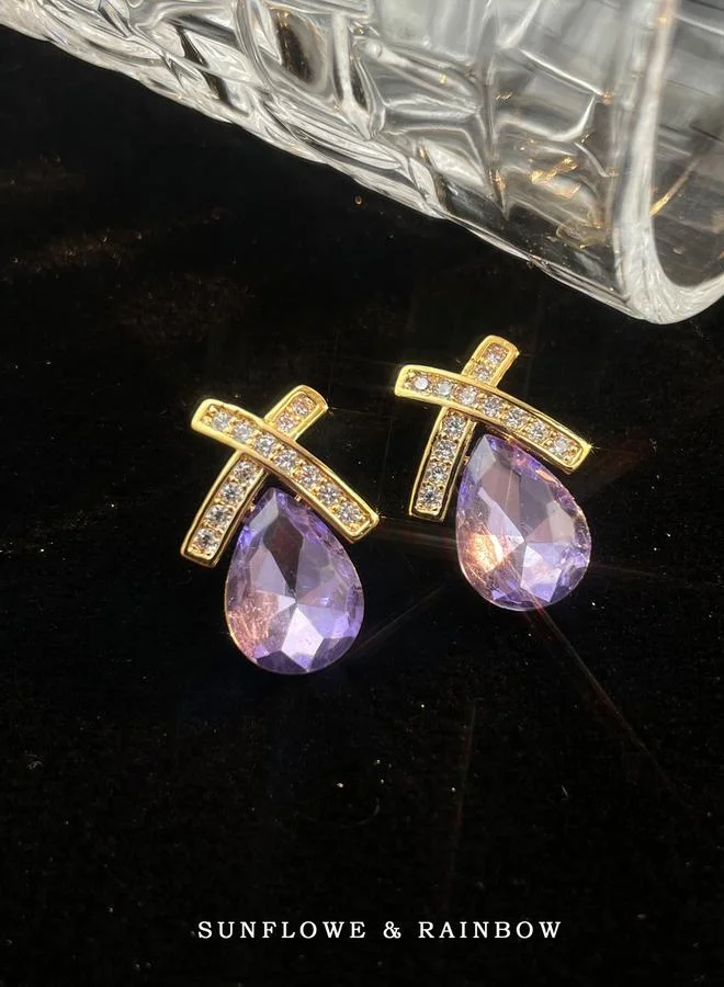 Take Two  Embellished Drop Earrings for Women | Best Price UAE