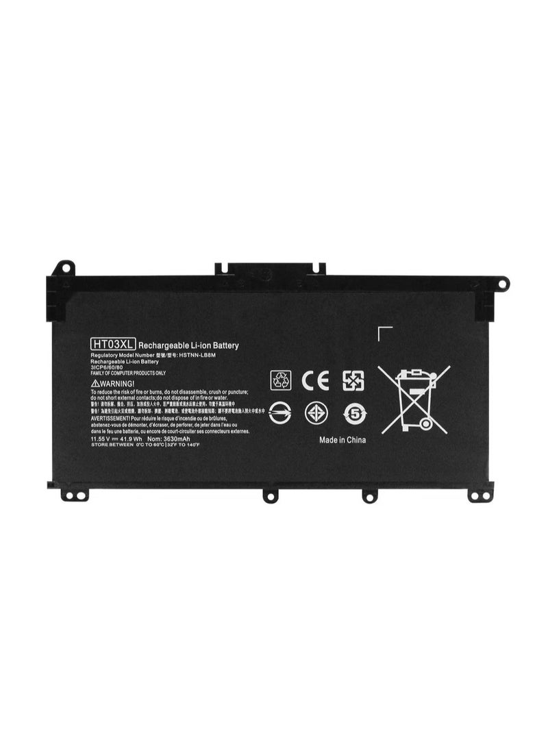 Terabyte - Replacement new HT03XL L11119 855 Laptop Battery for HP Pavilion 14 CE 14 CF 14 DF 15 CS 15 CU 15 CW 15 DA 15 DB 15 DW 15 DY Series - Image 1