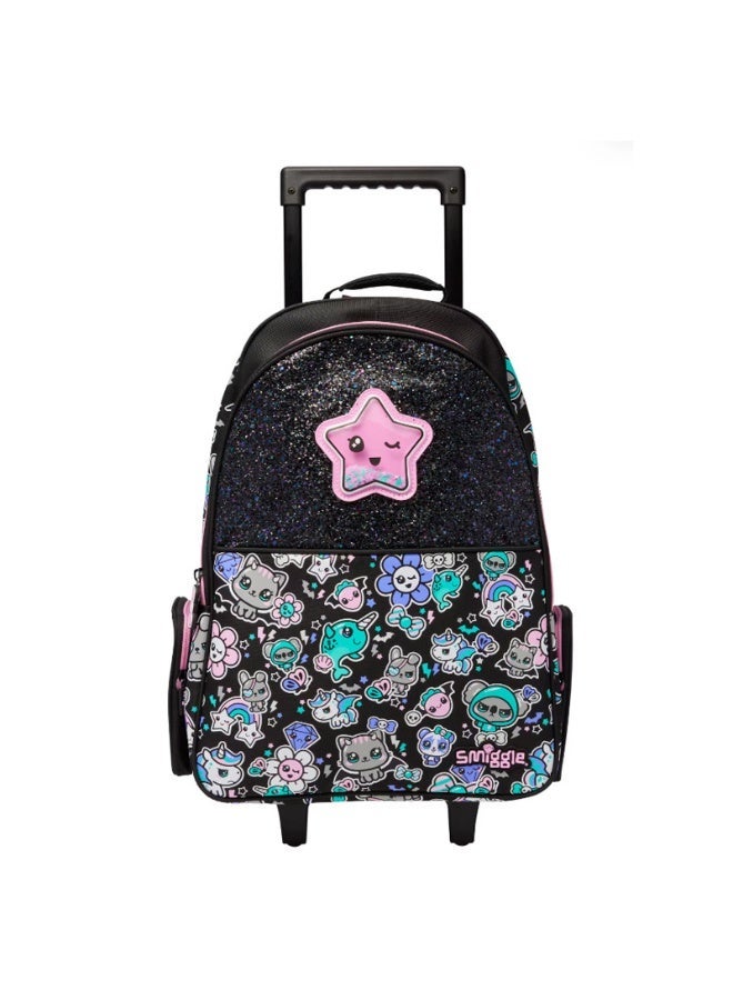 Smiggle Australia Large Capacity Cartoon Rolling Backpack