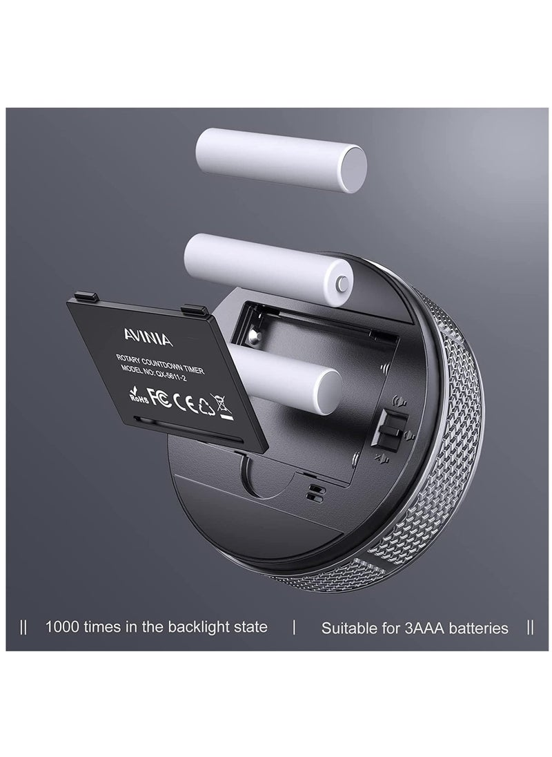 Digital Kitchen Timers Visual timers Large LED Display Magnetic Countdown Countup Timer for Classroom Cooking Fitness Baking Studying Teaching Easy for Kids and Seniors - Image 3