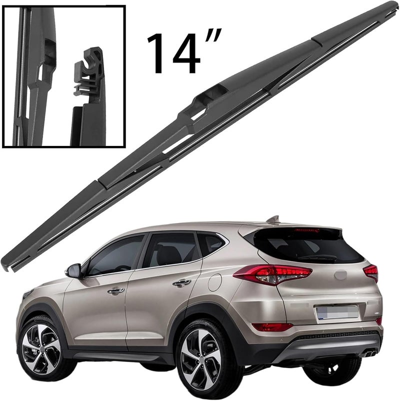 Wivplex 14" Rear Windshield Wiper Blade for Hyundai Tucson MK3 - Image 4