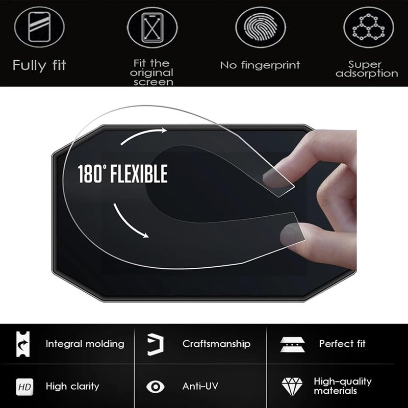 DEMULAX Motorcycle Dashboard Protection Film for PAN AMERICA 1250 - Image 5