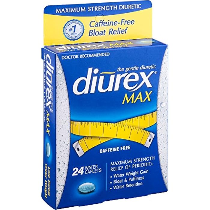 Diurex Max Water Caplets Caffeine Free - 24 Caplets, Pack of 2 - Image 3
