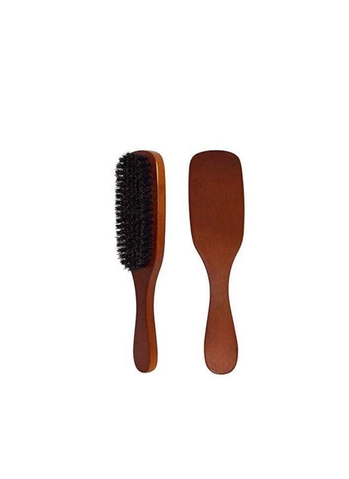 ORiTi ORiTi Beard Brush Hair Brush Beard Straightener Brush Make Beard Soften Clean Durable Wood Handle for itchy beard and straightening promote beard growth  - Image 3
