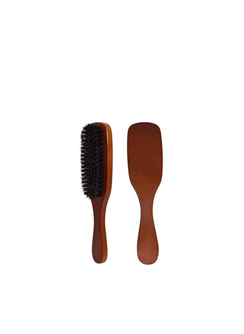 ORiTi ORiTi Beard Brush Hair Brush Beard Straightener Brush Make Beard Soften Clean Durable Wood Handle for itchy beard and straightening promote beard growth  - Image 5