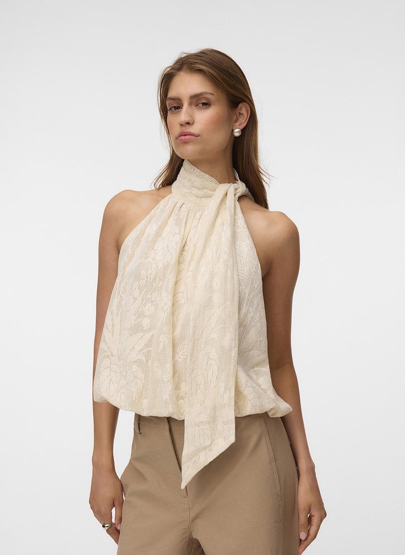 VERO MODA Women's VMNINA Halter Balloon Top - Image 1