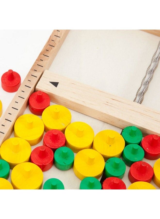 Bits and Pieces - Mikado Rules Wooden Board Game A Classic Wooden Land Mine Board Game Family Game Board Measures 11 1/2'' X 7'' - Image 1