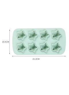 ماركة غير محددة قالب مكعبات الثلج على شكل نجمة من السيليكون لصنع حلوى الجيلي والبودنج والآيس كريم والشوكولاتة  - Image 5
