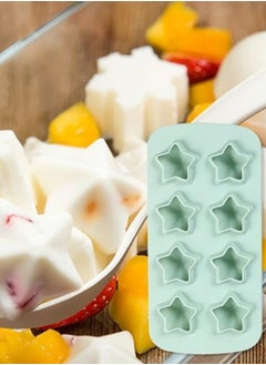 ماركة غير محددة قالب مكعبات الثلج على شكل نجمة من السيليكون لصنع حلوى الجيلي والبودنج والآيس كريم والشوكولاتة  - Image 4