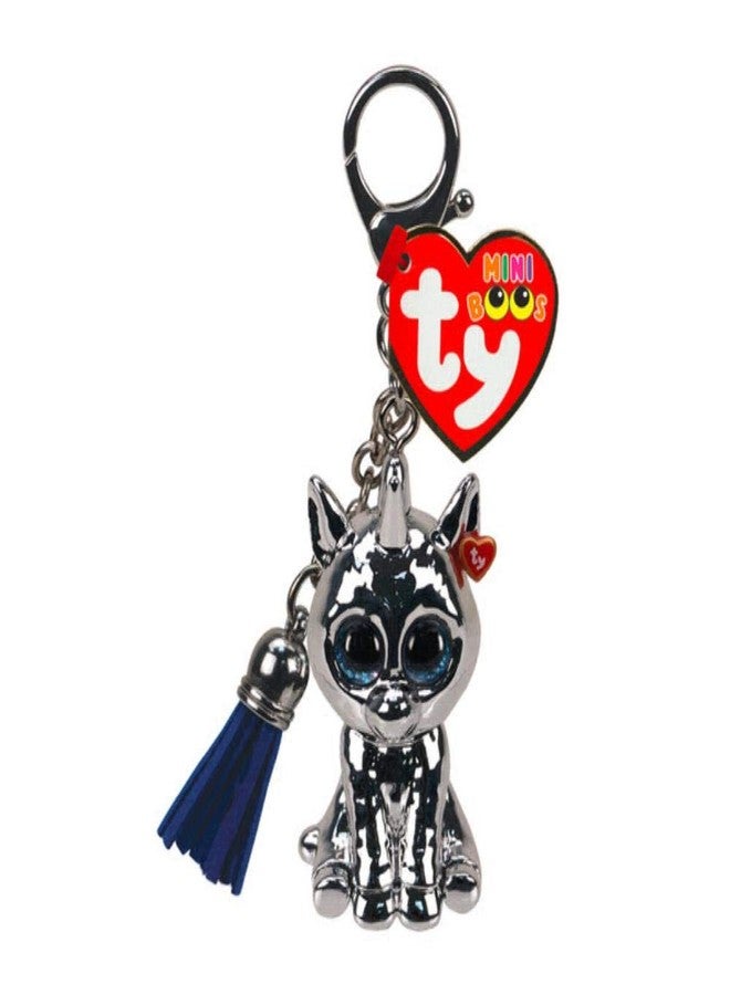 TY Beanie Boos - Mini Boo Collectible Clips - SILVER the Chrome Unicorn (2 inch)