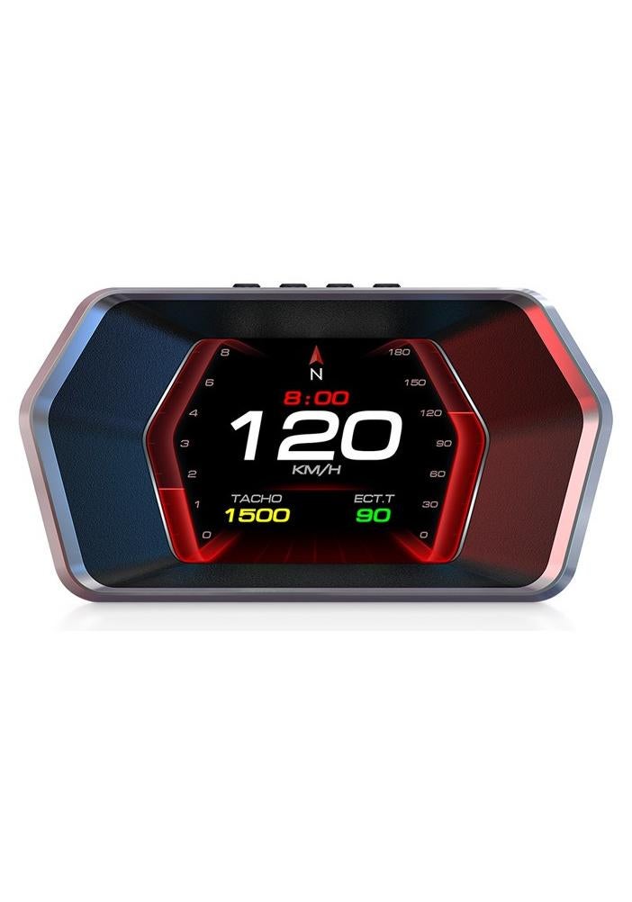 شو وو شاشة عرض رأسية، شاشة قياس OBD ذكية للسيارة، عداد سرعة GPS مع سرعة السيارة، دورة في الدقيقة، جهد استهلاك الوقود، أداة ذكية متعددة البيانات لجميع السيارات - Image 1