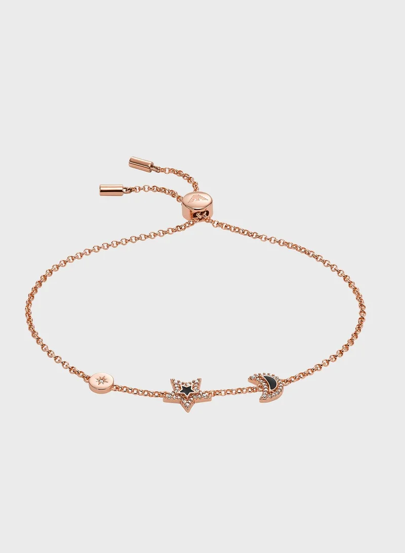 EMPORIO ARMANI Charm Chain Detailed Bracelet