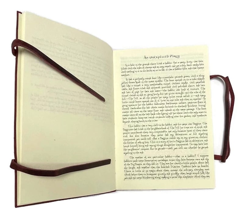 costumebase BILBO Red Leather Book Westmarch Replica Bard's Tale Story In Hobbiton Memoir - Image 5