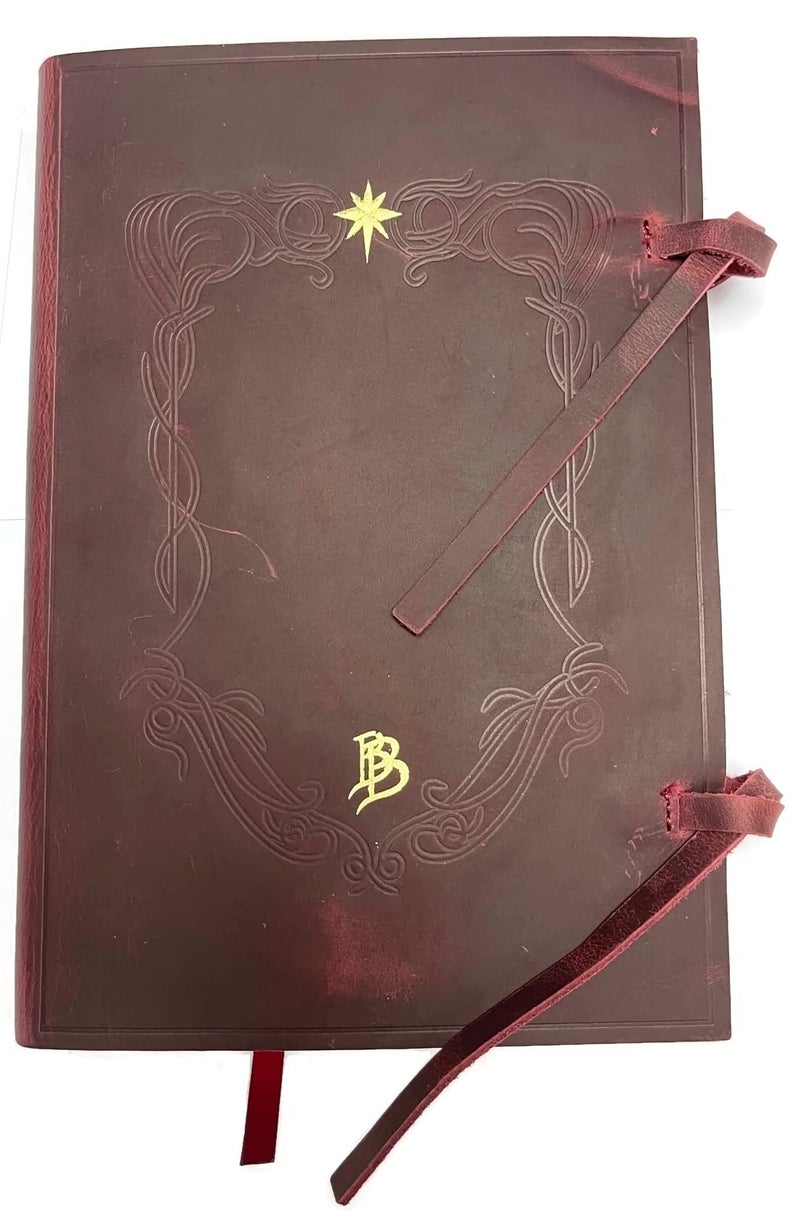 costumebase BILBO Red Leather Book Westmarch Replica Bard's Tale Story In Hobbiton Memoir - Image 3
