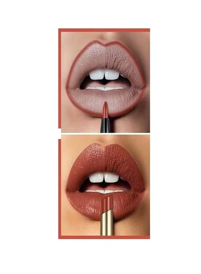 Futaba Double-Headed 2 In 1 Matte Lipstick Lip Liner - 03 - Image 3
