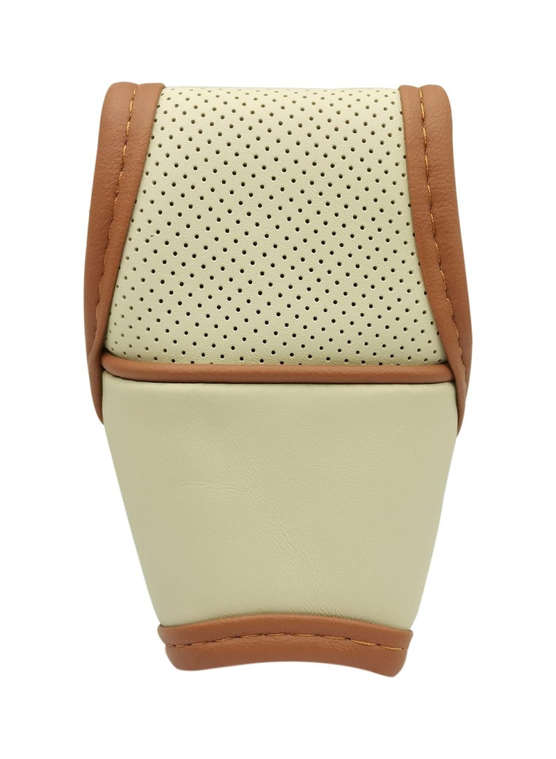 روكا واقي مقبض ناقل الحركة الأوتوماتيكي، غطاء مقبض تروس السيارة، غطاء مقبض ناقل الحركة من جلد البولي يوريثان عالي الجودة - Image 1