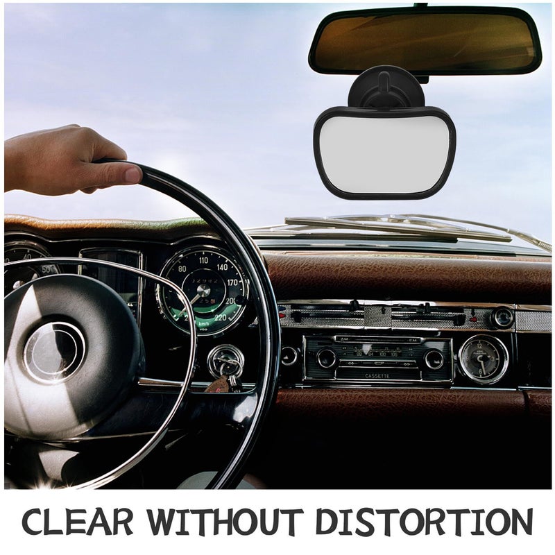Universal Baby Car Rearview Mirror 2 Pack Suction Cup Safety Backseat Observation - Image 4