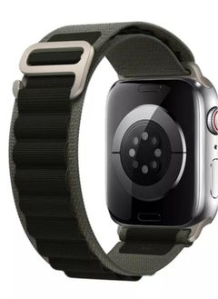 Replacement band for Apple Watch  green and black  size 44