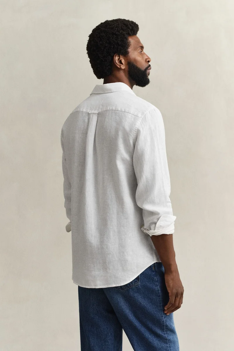 GANT  Regular Linen Shirt for Men | Best Price UAE