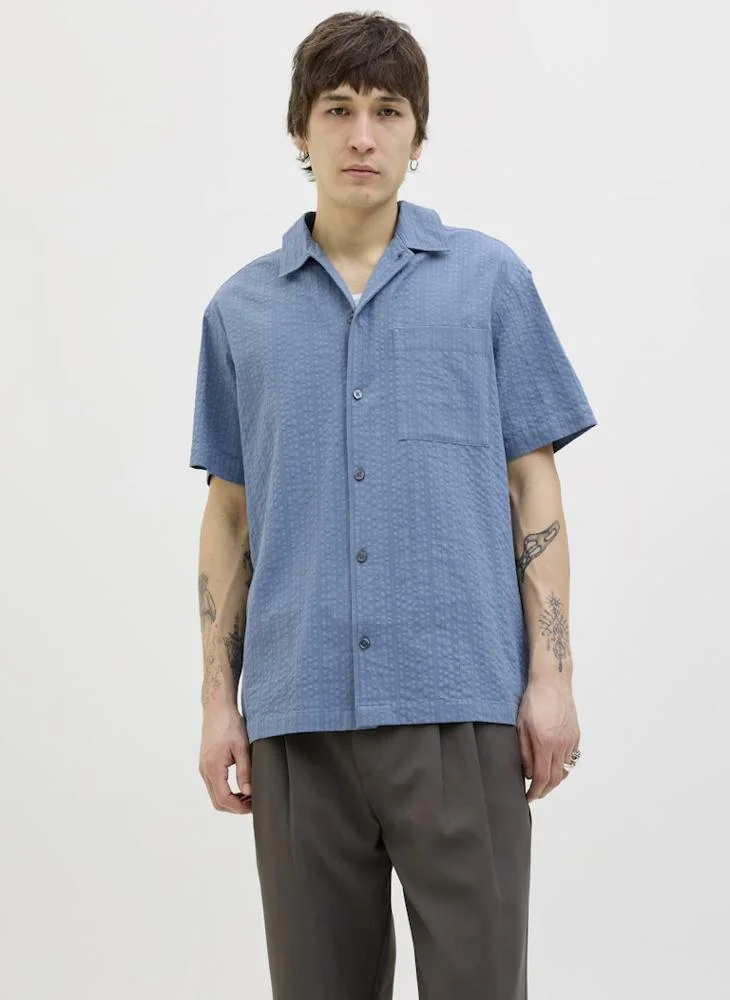 JACK & JONES Jprcceaston Seersucker Shirt