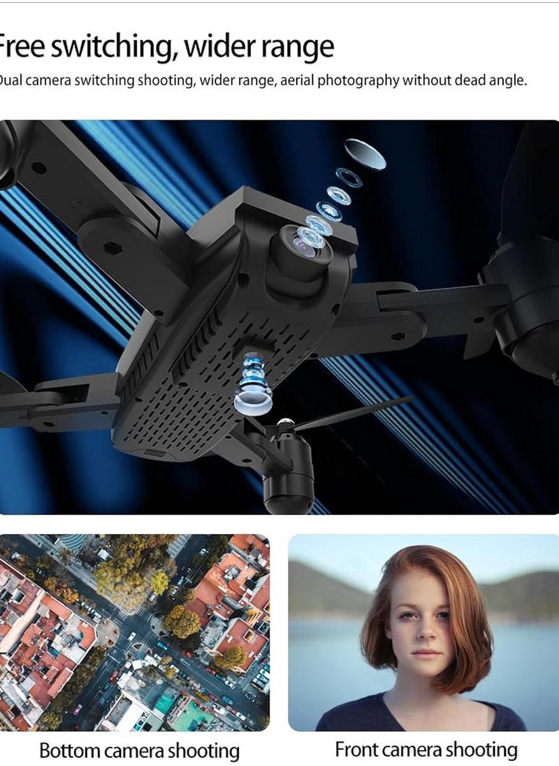 ELTRAZONE - P30 Plus Drone with 4K Dual HD Camera, Foldable Design, 20-Minute Flight Time, Visual Positioning 2.0, Automatic Braking System, and Gesture Control – Ideal for Photography & Video - Image 1