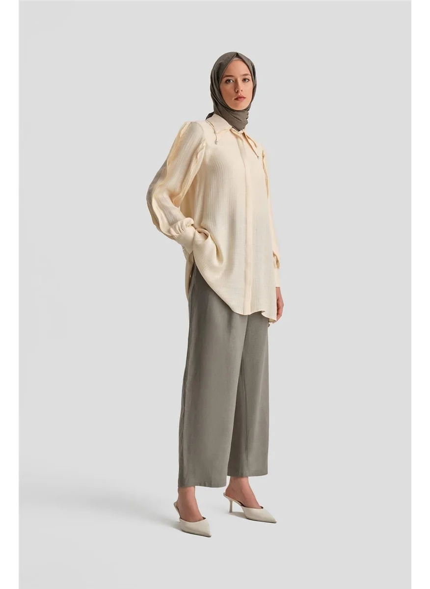 ARMINE Ruffle Tunic 24Y4032 Moonstone