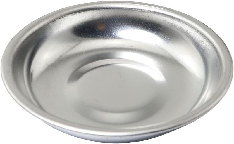 PZRT 8pcs Stainless Steel Sauce Dishes 8mm Diameter Round Dipping Sauce Dishes Soup Plate Soy Sauce Dishes Seasoning Dish Home Restaurant Supplies - Image 4