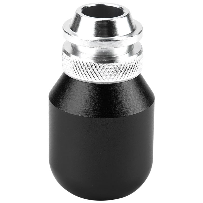 Manual Car Gear Shift Knob: Black High Quality Metal - 3 Plastic Adapters For Easy Installation Universal Modification for Manual Car Owners - Image 4