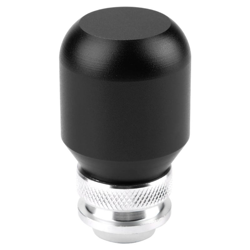 Manual Car Gear Shift Knob: Black High Quality Metal - 3 Plastic Adapters For Easy Installation Universal Modification for Manual Car Owners - Image 5