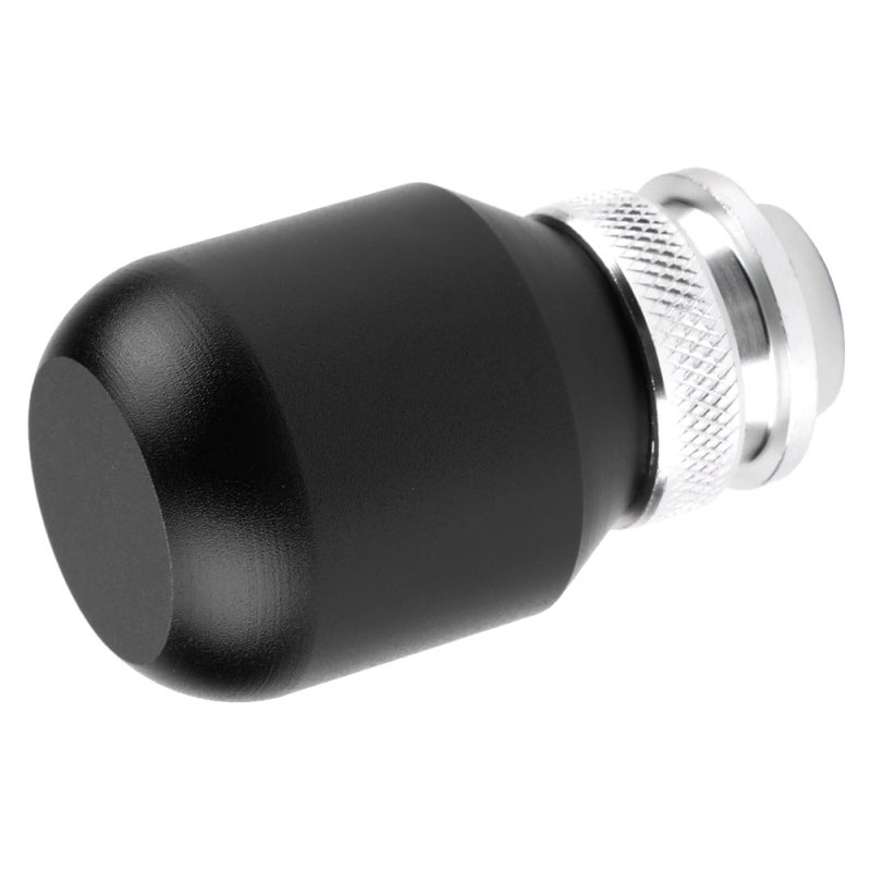 Manual Car Gear Shift Knob: Black High Quality Metal - 3 Plastic Adapters For Easy Installation Universal Modification for Manual Car Owners - Image 1