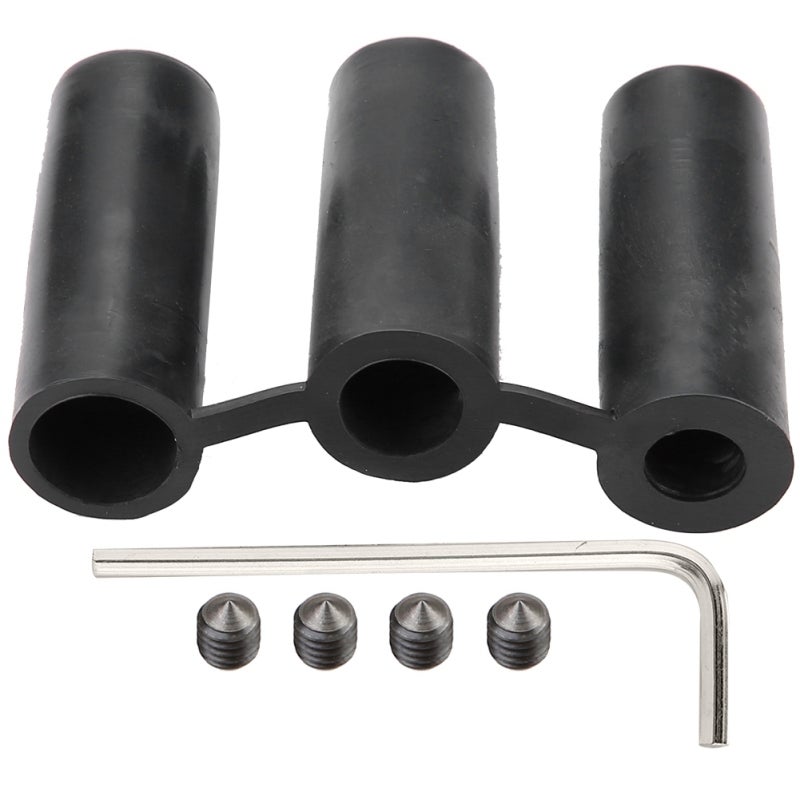 Manual Car Gear Shift Knob: Black High Quality Metal - 3 Plastic Adapters For Easy Installation Universal Modification for Manual Car Owners - Image 2