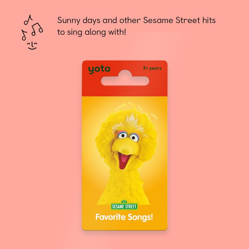 YOTO Sesame Street: Favorite Songs! â€“ Kids Musical Card for Use with Player & Mini All-in-1 Audio Device, Screen-Free Listening with Fun Singalong Music for Playtime Parties & Travel, Ages 3+ - Image 2